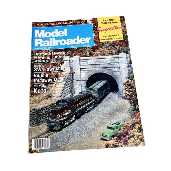 3 Issues Model Railroader Magazine October November December 1991 Train Articles - Picture 6 of 7